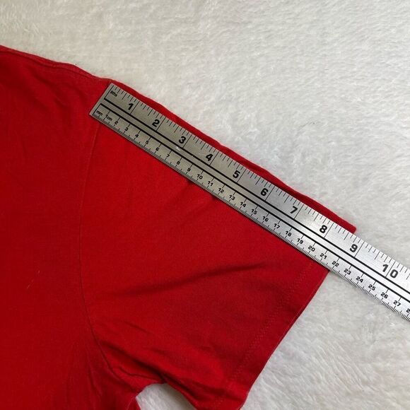 Large Red Unisex Nike Just Do It T-Shirt - Picture 9 of 11